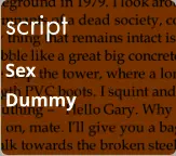 script Sex  Dummy