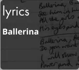 lyrics Ballerina