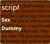 script Sex  Dummy