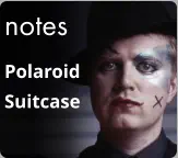notes Polaroid  Suitcase