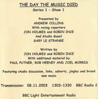 The Day The Music Died