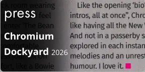 press Chromium Dockyard 2026