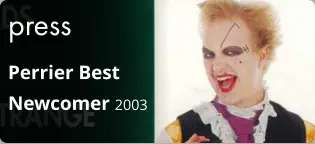 press Perrier Best Newcomer 2003