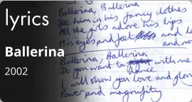 lyrics Ballerina 2002