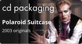 cd packaging Polaroid Suitcase 2003 originals