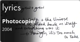 lyrics Photocopier 2004