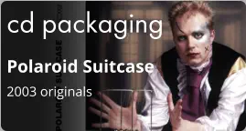 cd packaging Polaroid Suitcase 2003 originals