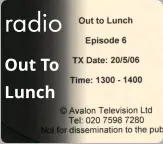 radio Out To Lunch