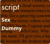 script Sex  Dummy