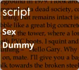 script Sex  Dummy